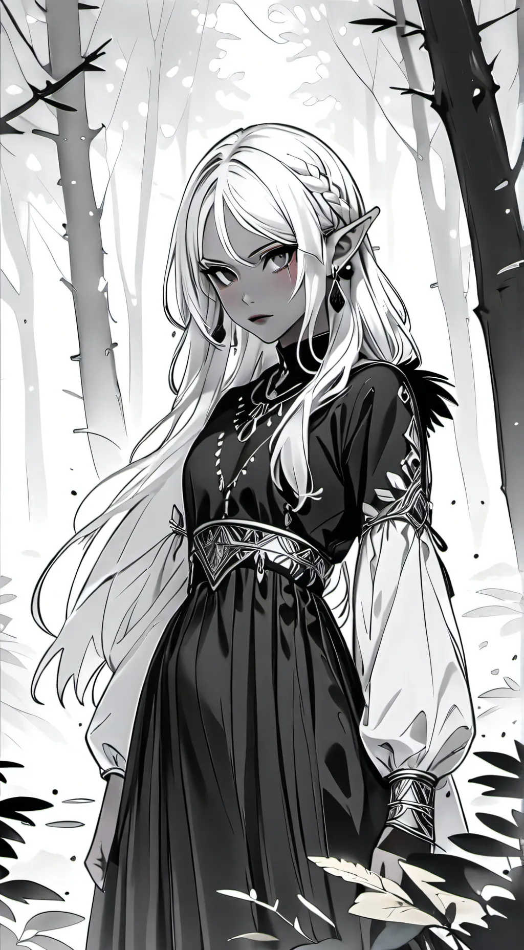 ai character: iris  background