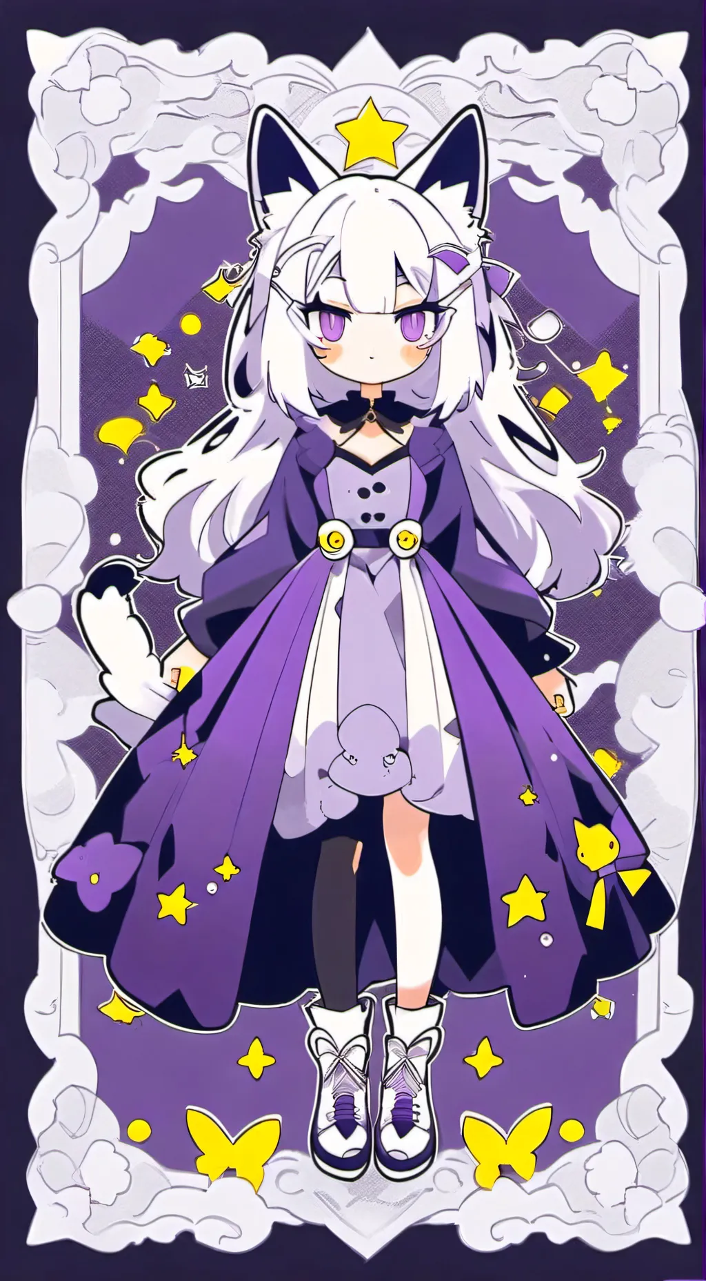 ai character: Blaze de cat background