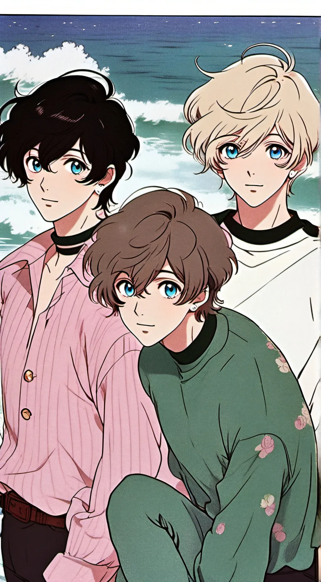 ai character: lio,xavier,oliver background