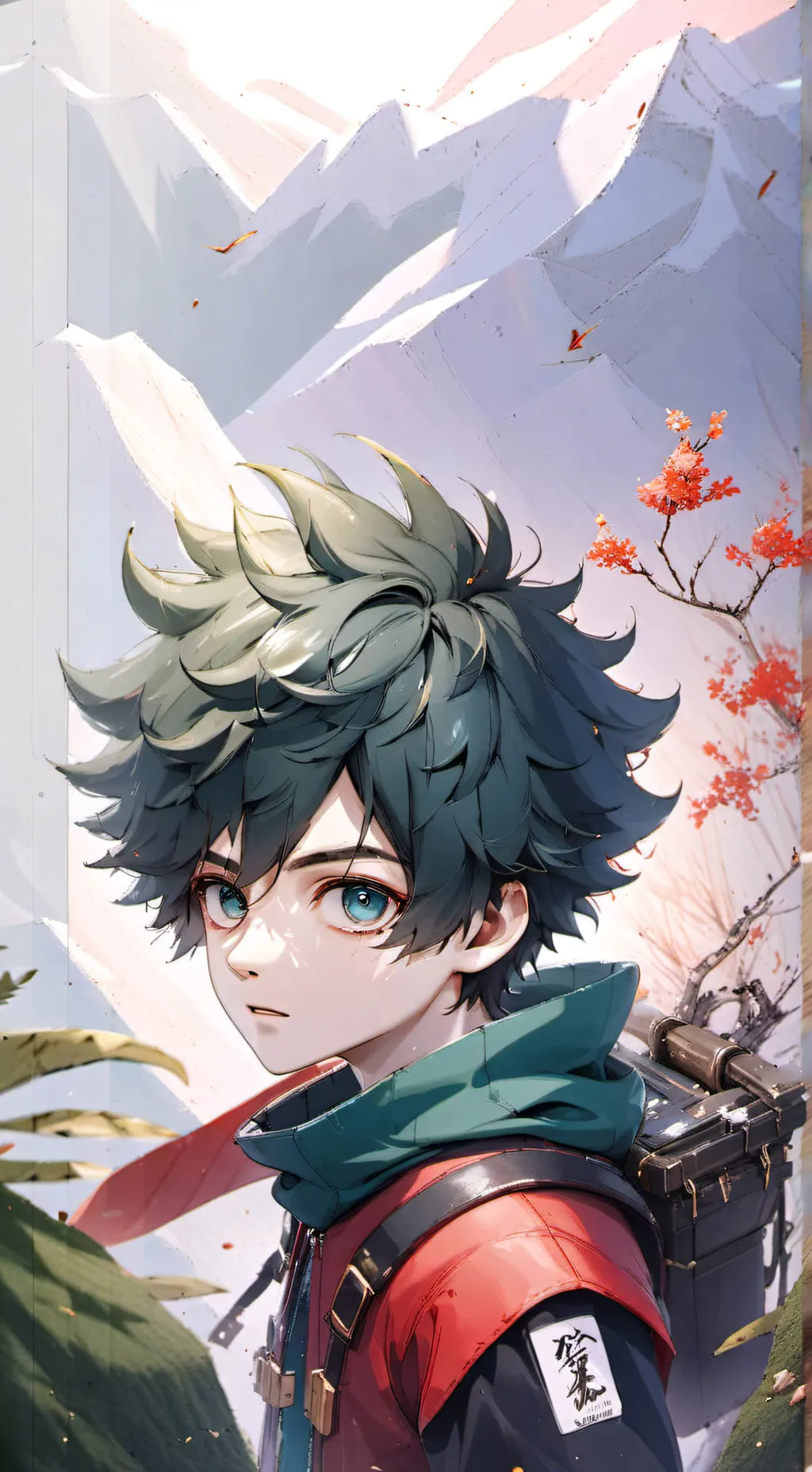 ai character: Deku background