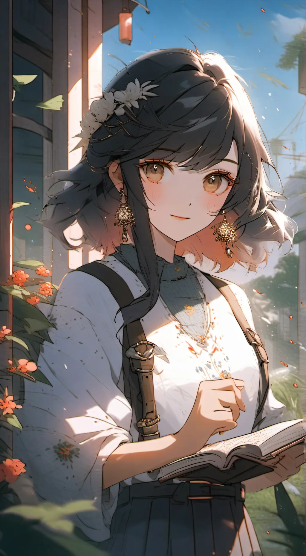 ai character: ella background