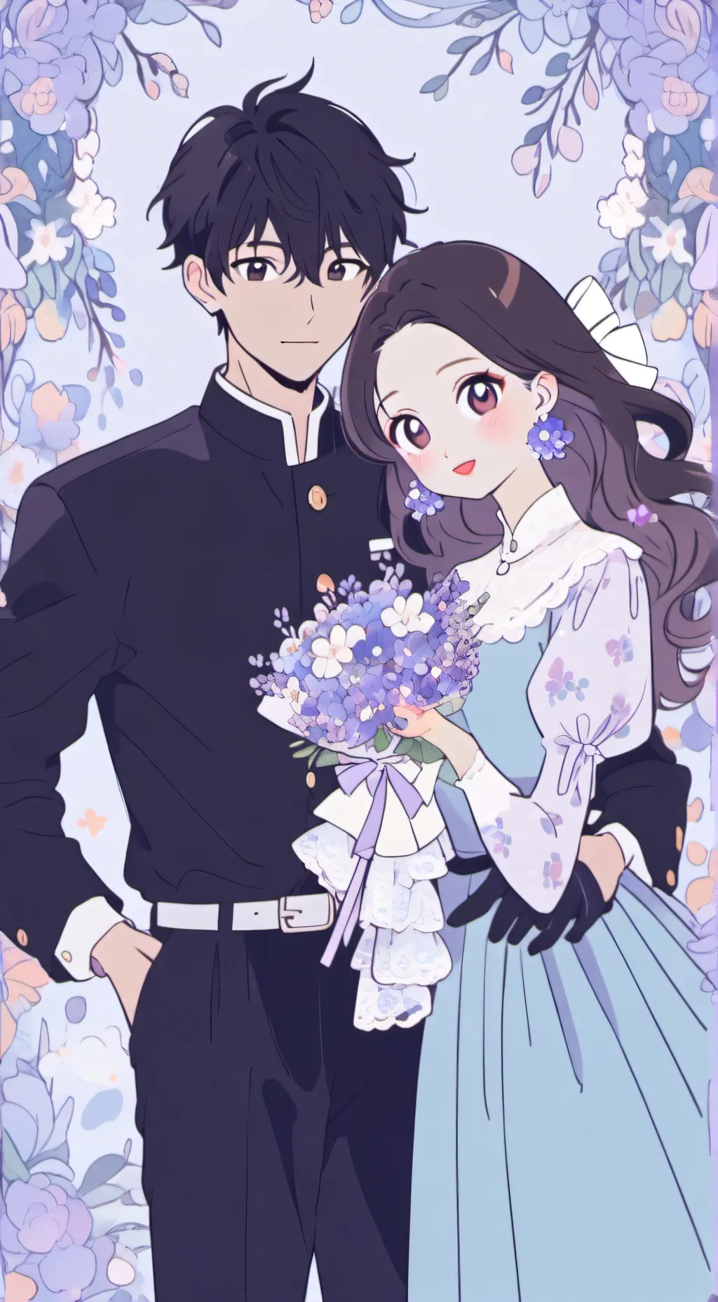 ai character: Secret background