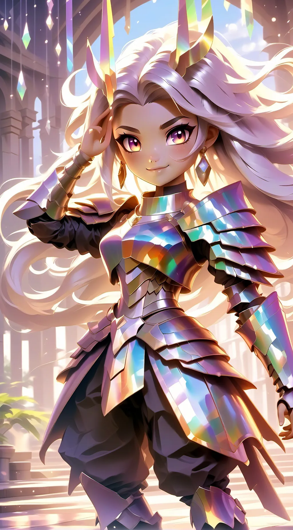 ai character: Célestine  background