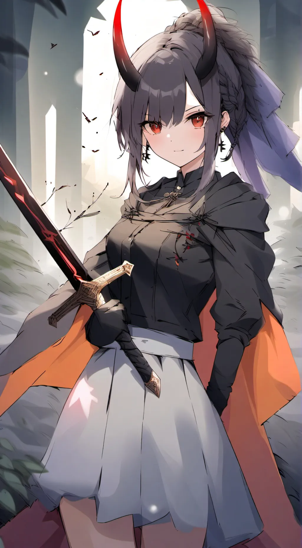 ai character: Kuro Akari background