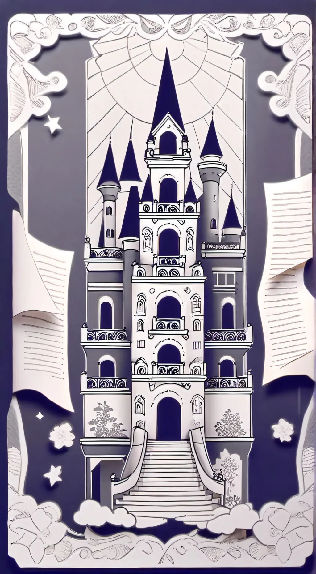 ai character: Miss circle background