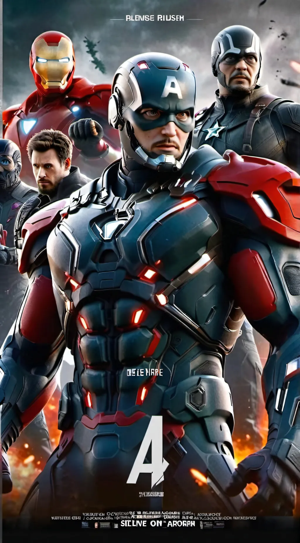 ai character: MHA x Avengers  background