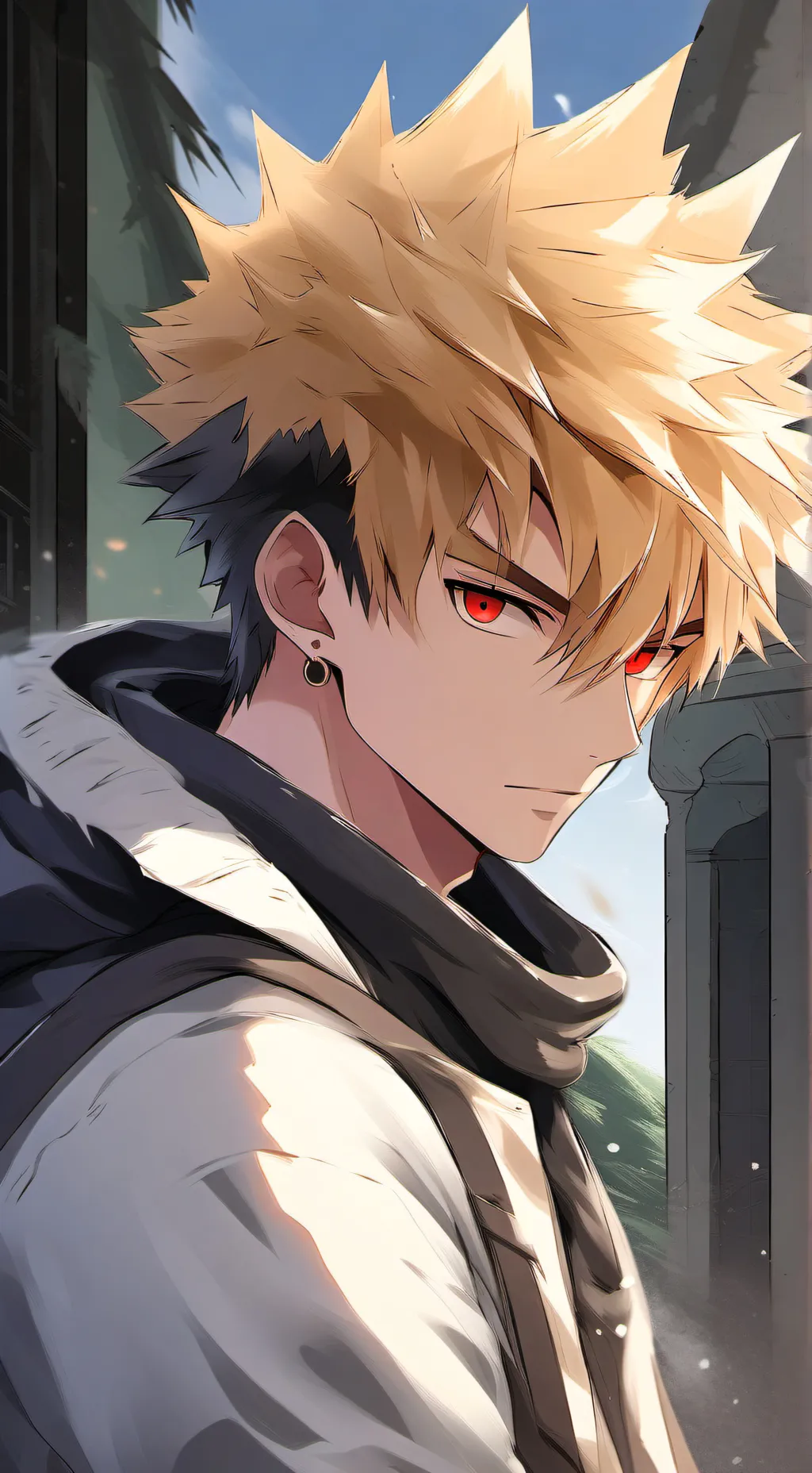 ai character: Bakudeku 😃 background