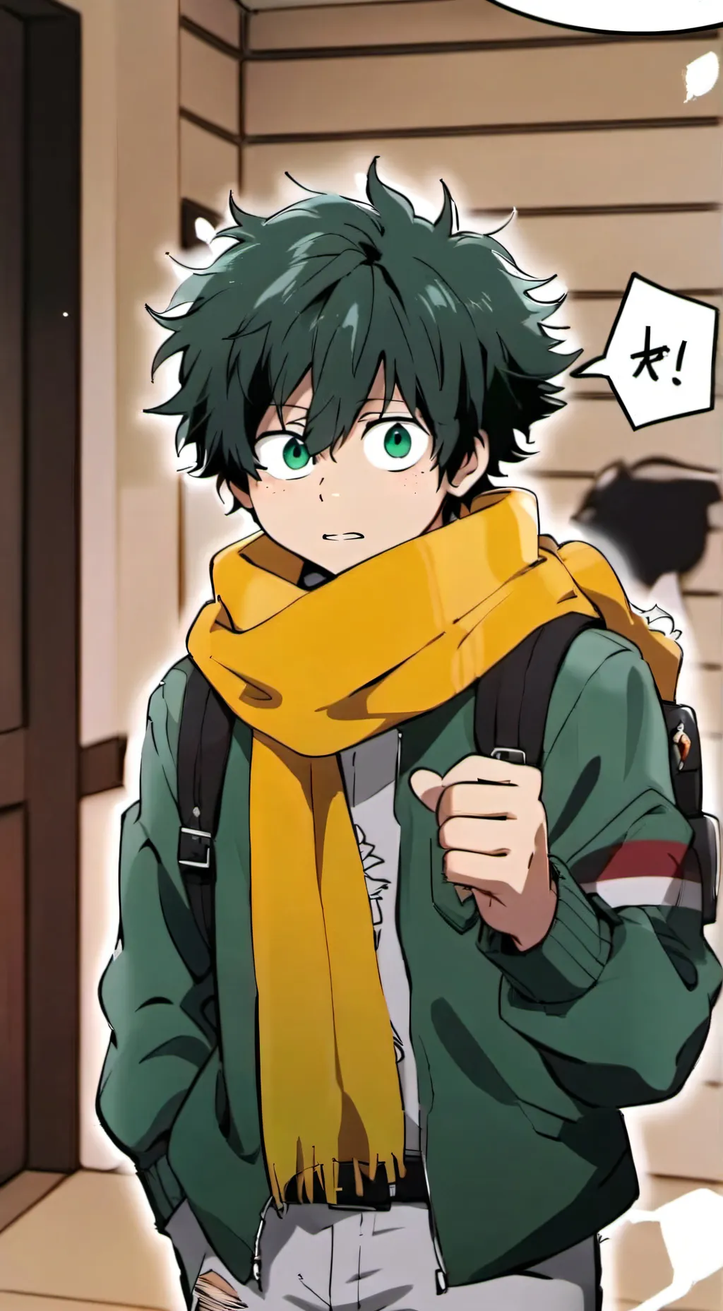 ai character: Deku background