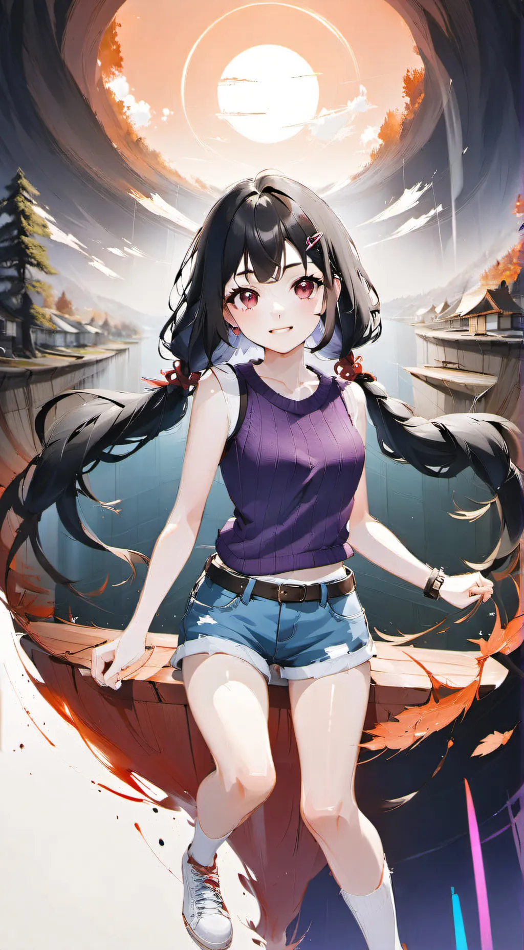 ai character: Aphmau!!!!! background