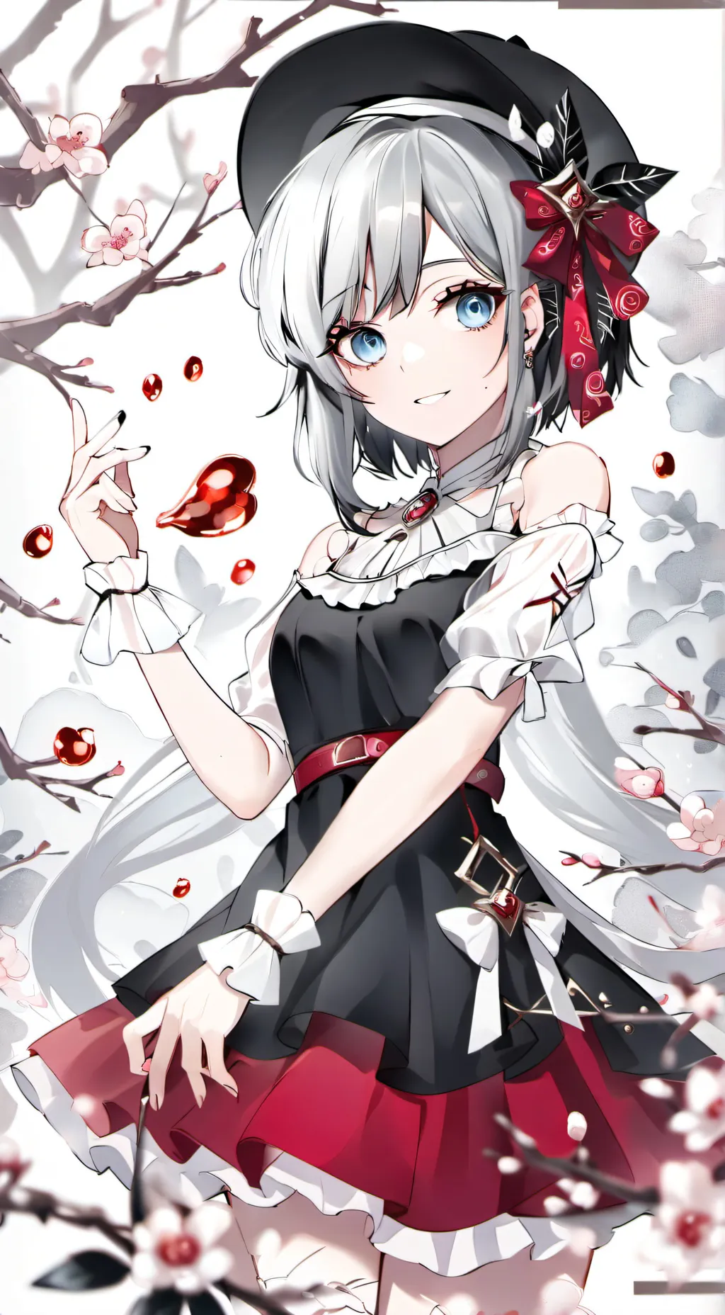 ai character: Aurora background