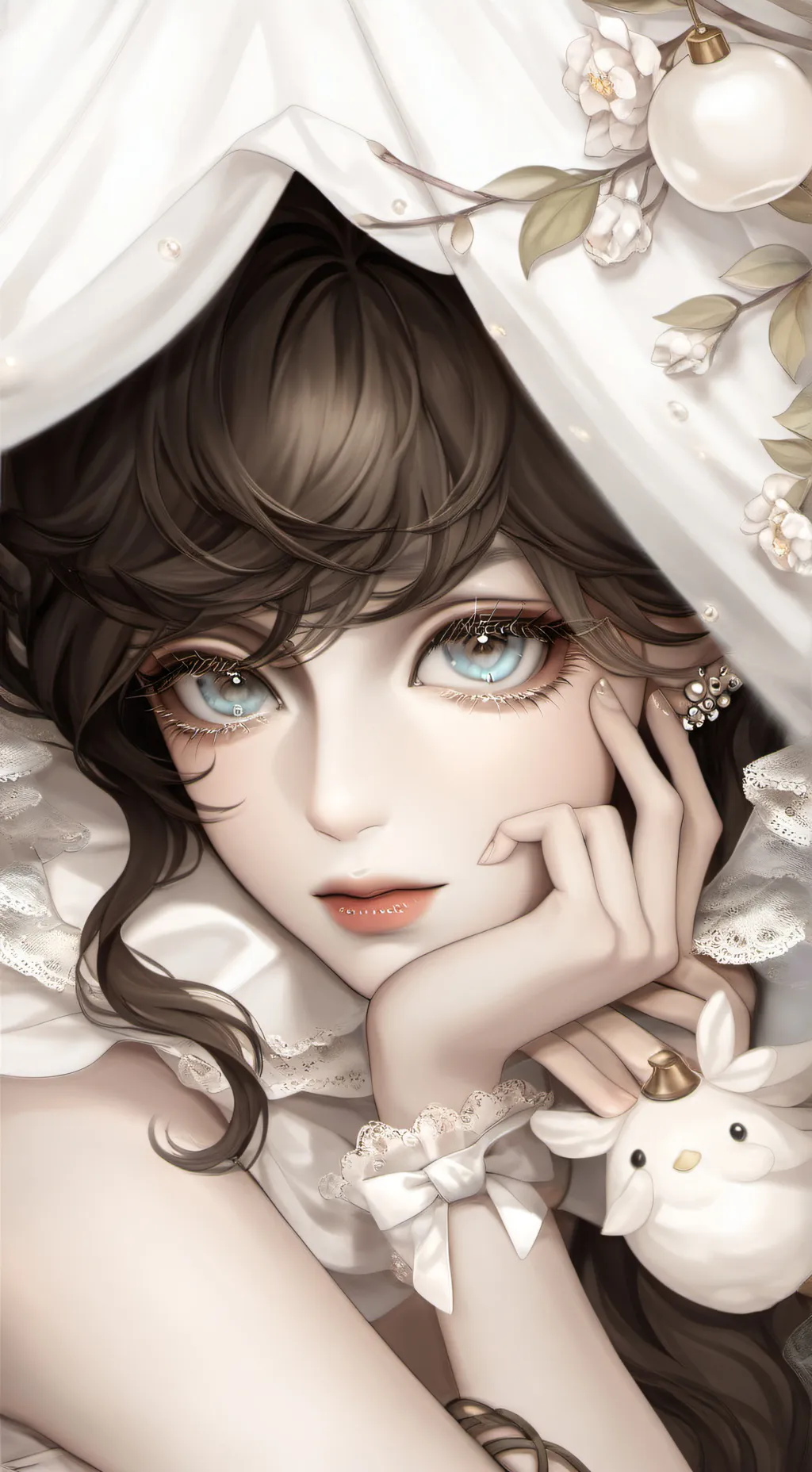 ai character: Ashley  background