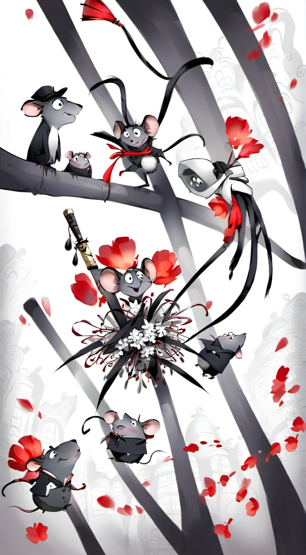 ai character: The rats  background