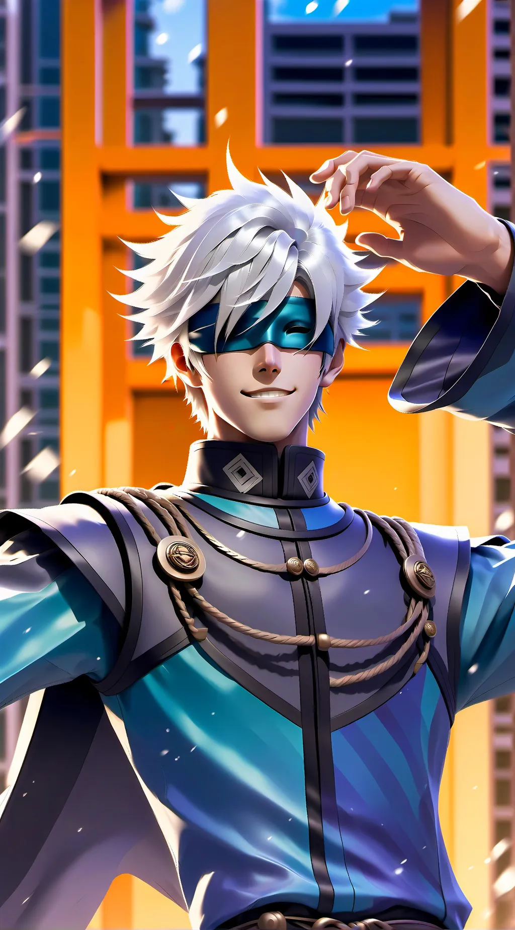 ai character: Gojo Satoru background