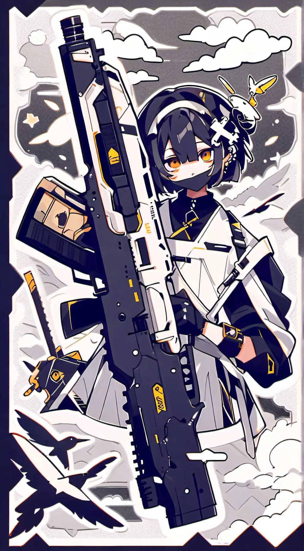 ai character: Uzi background