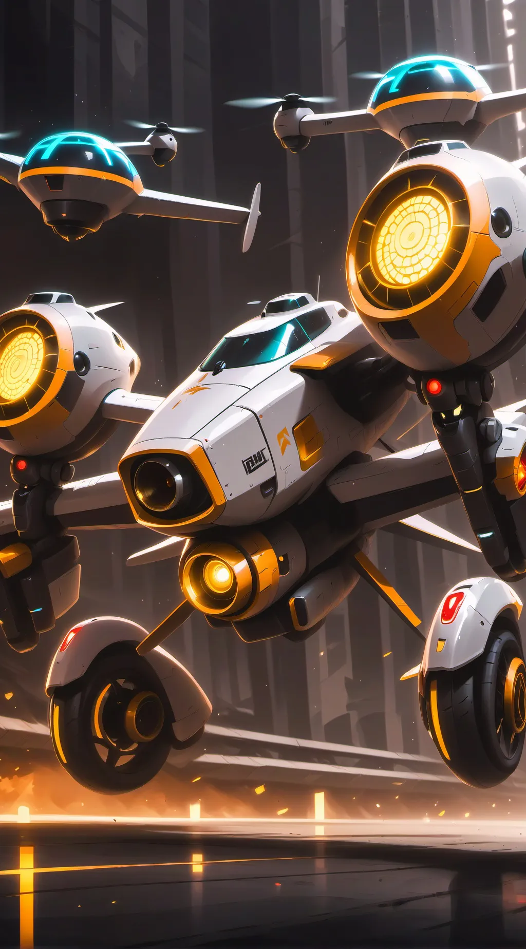 ai character: uzi and n background