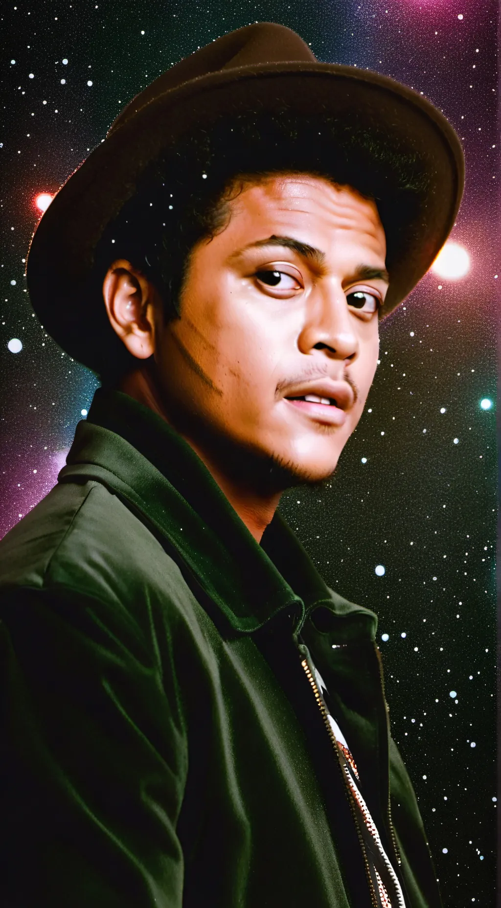 ai character: bruno mars background