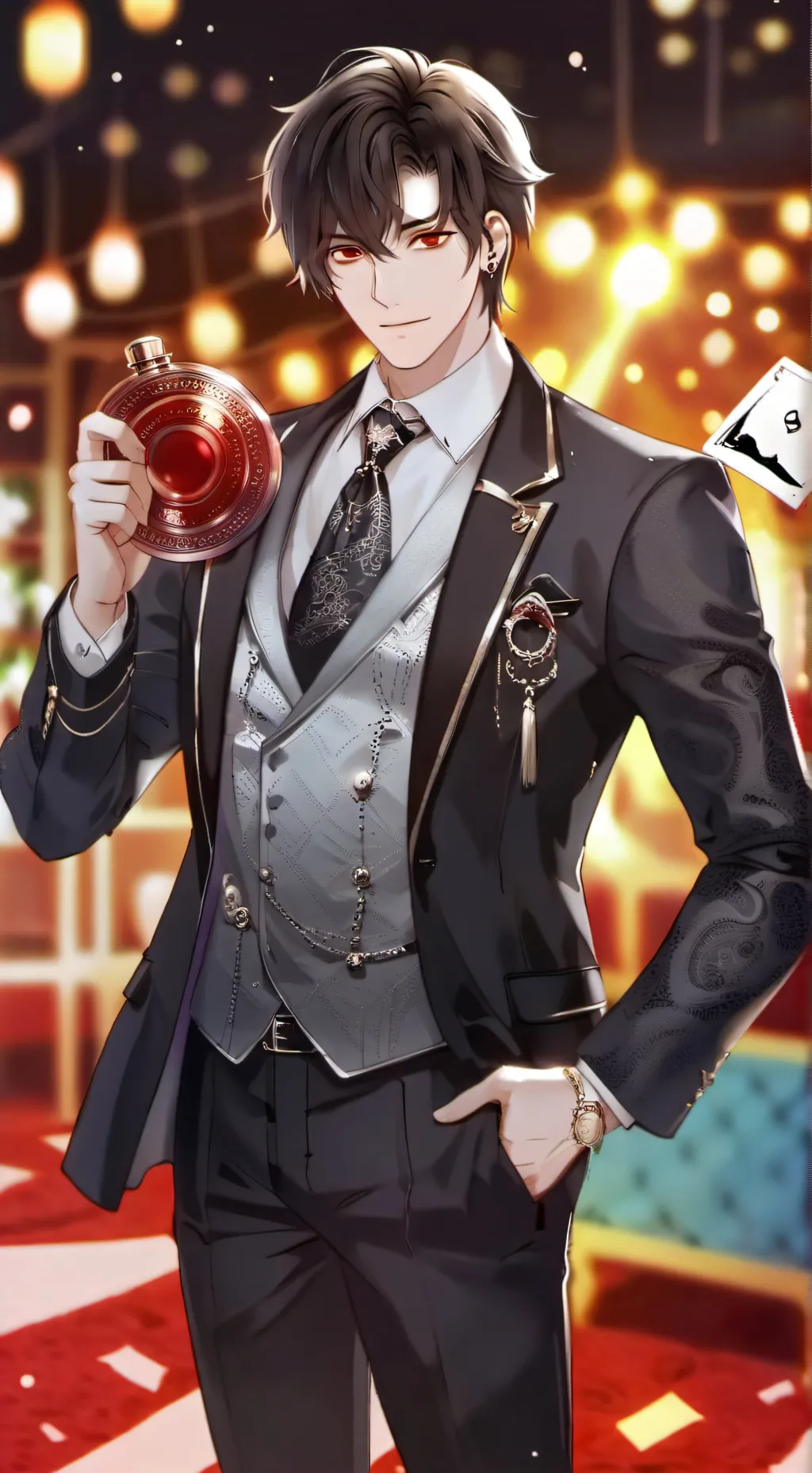 ai character: por el dinero💰😔 background