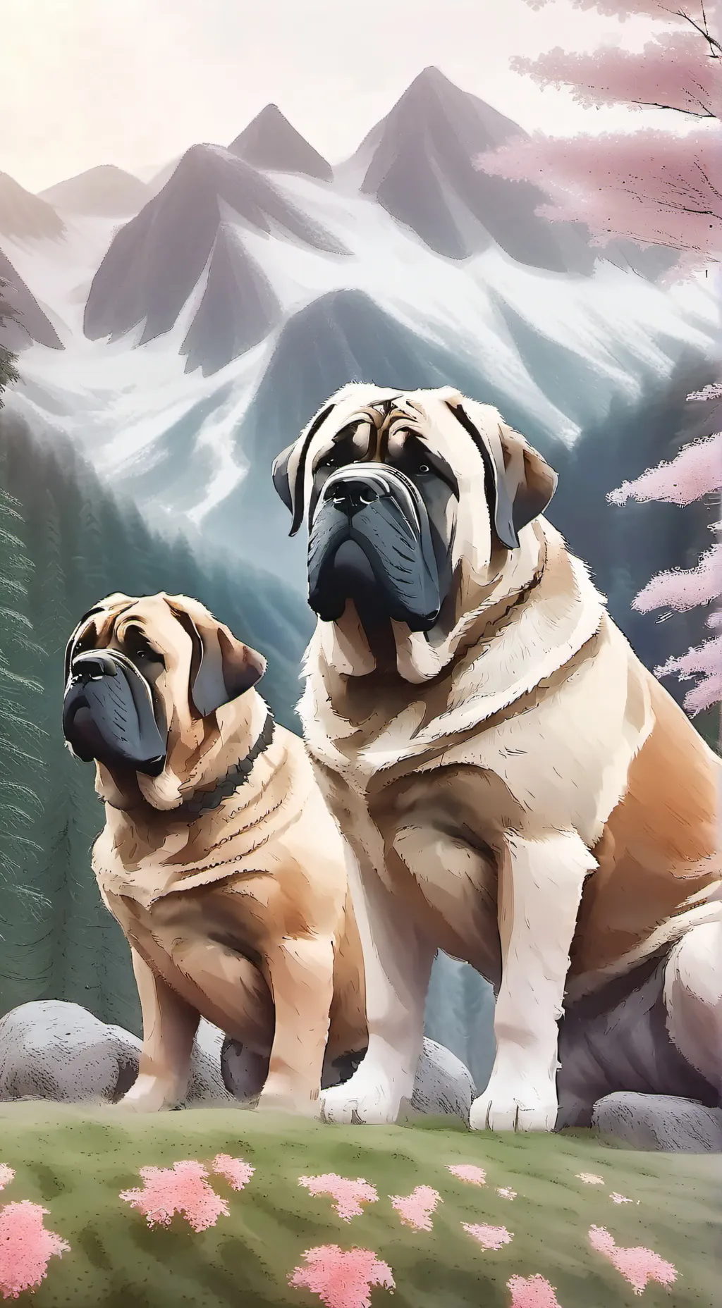 ai character: Ur dogs background