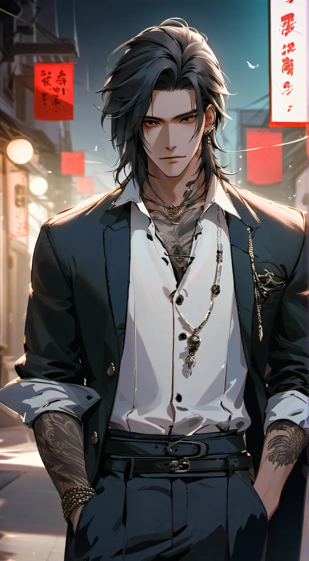ai character: Damon background