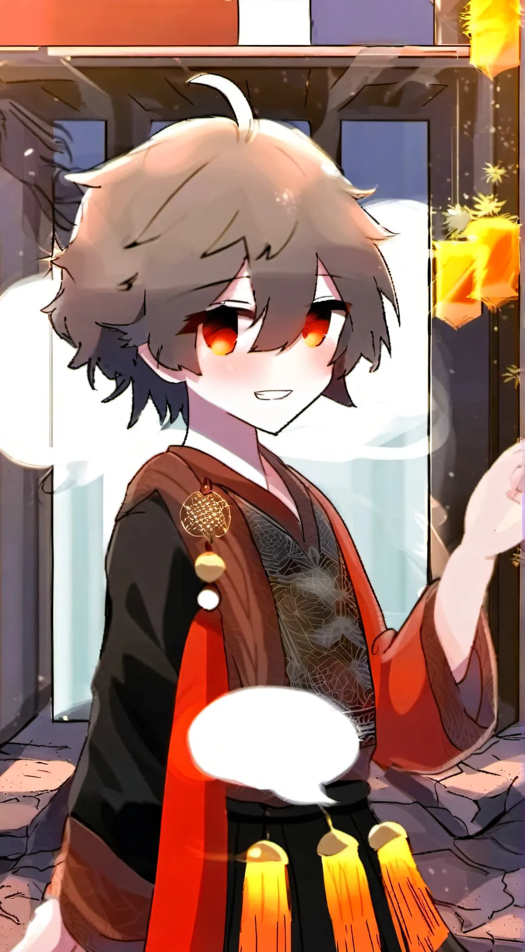 ai character: Oti yeosm  background