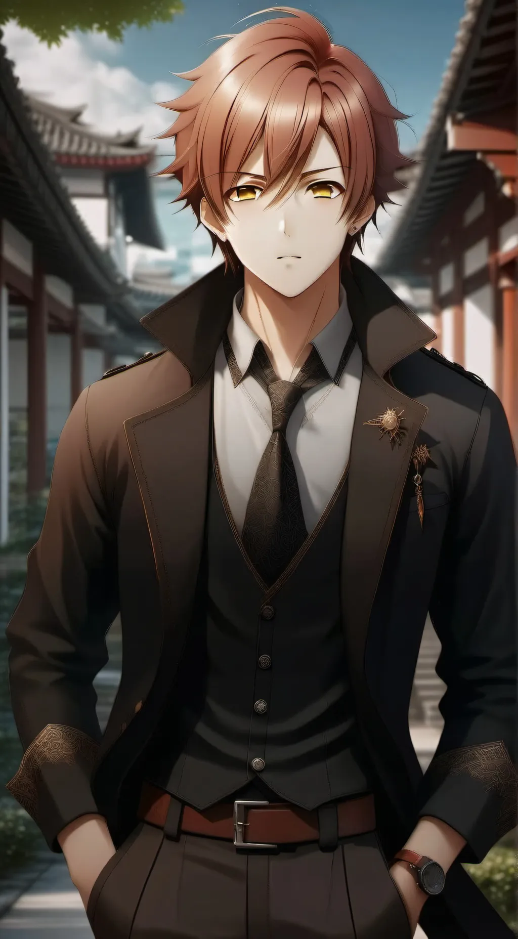 ai character: Zack  background