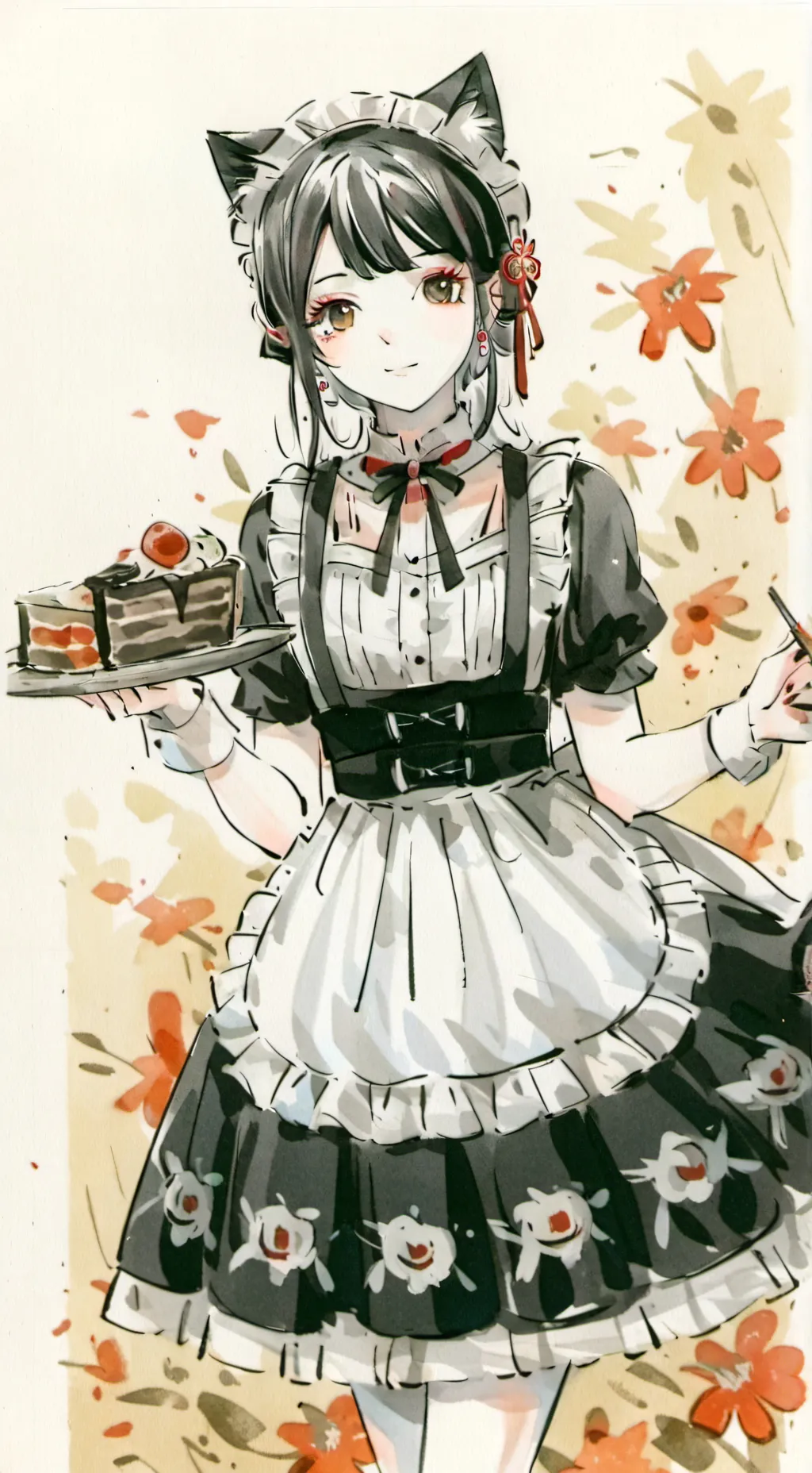 ai character: neko infection  background