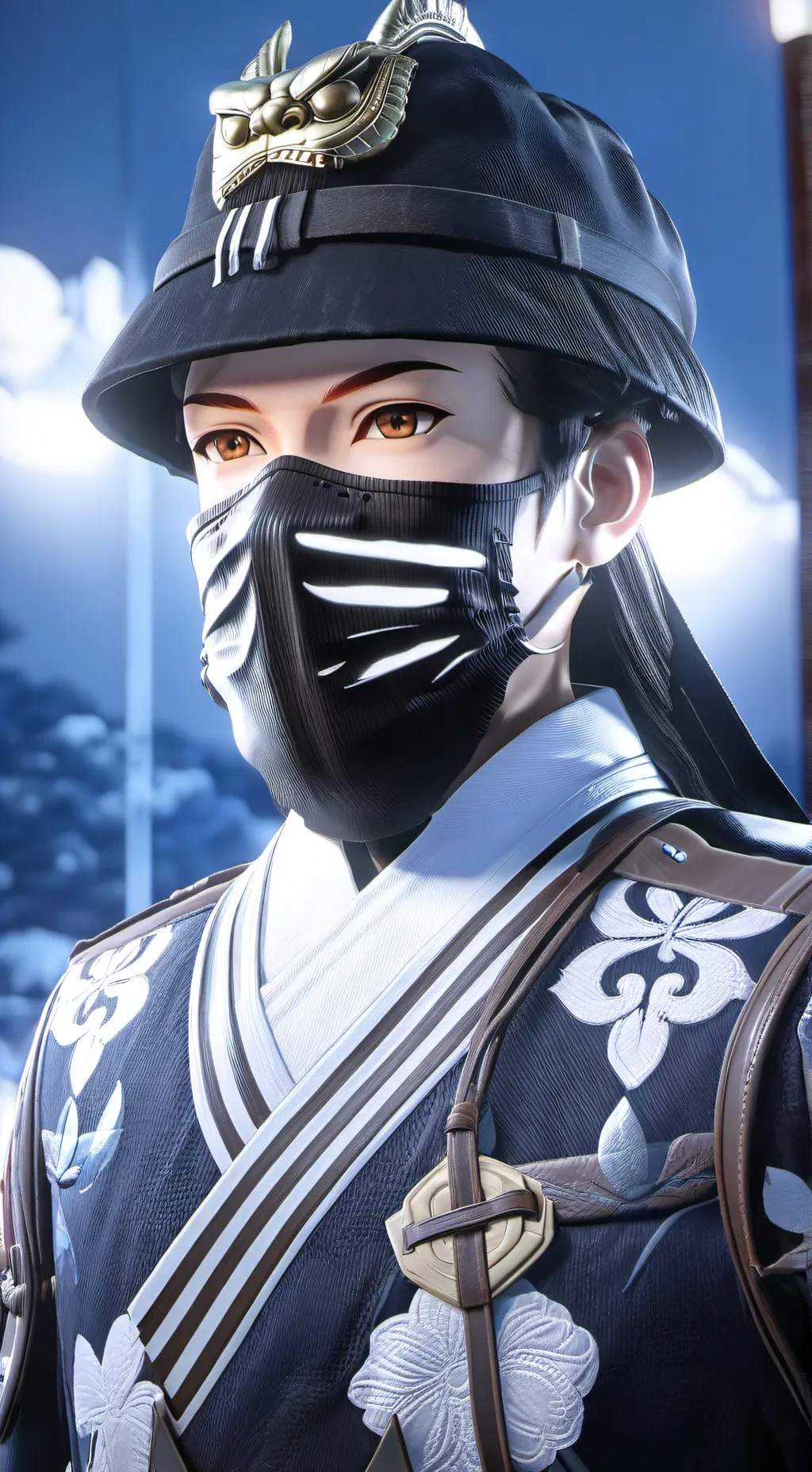 ai character: KNY Kakushi background