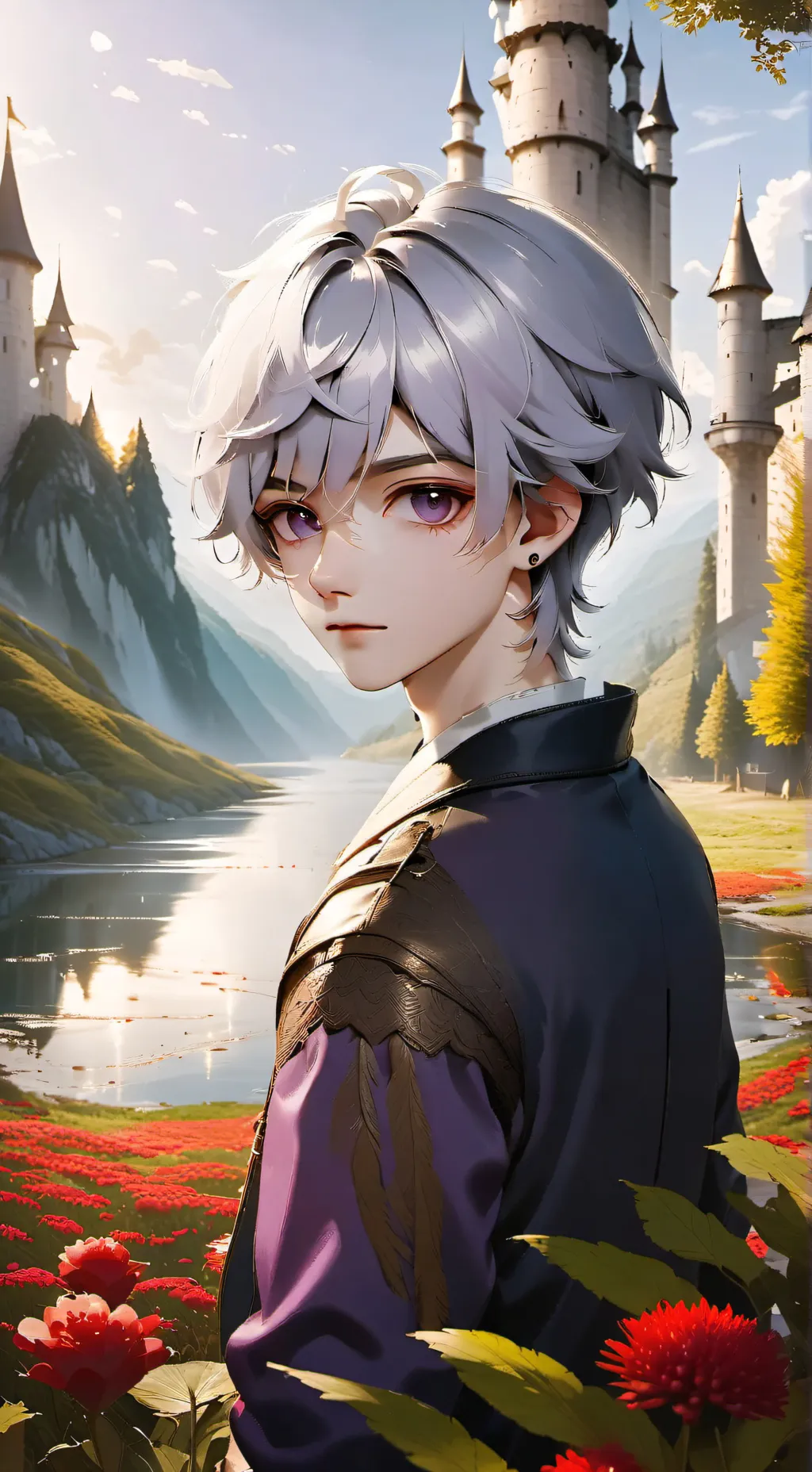 ai character: Vincent  background