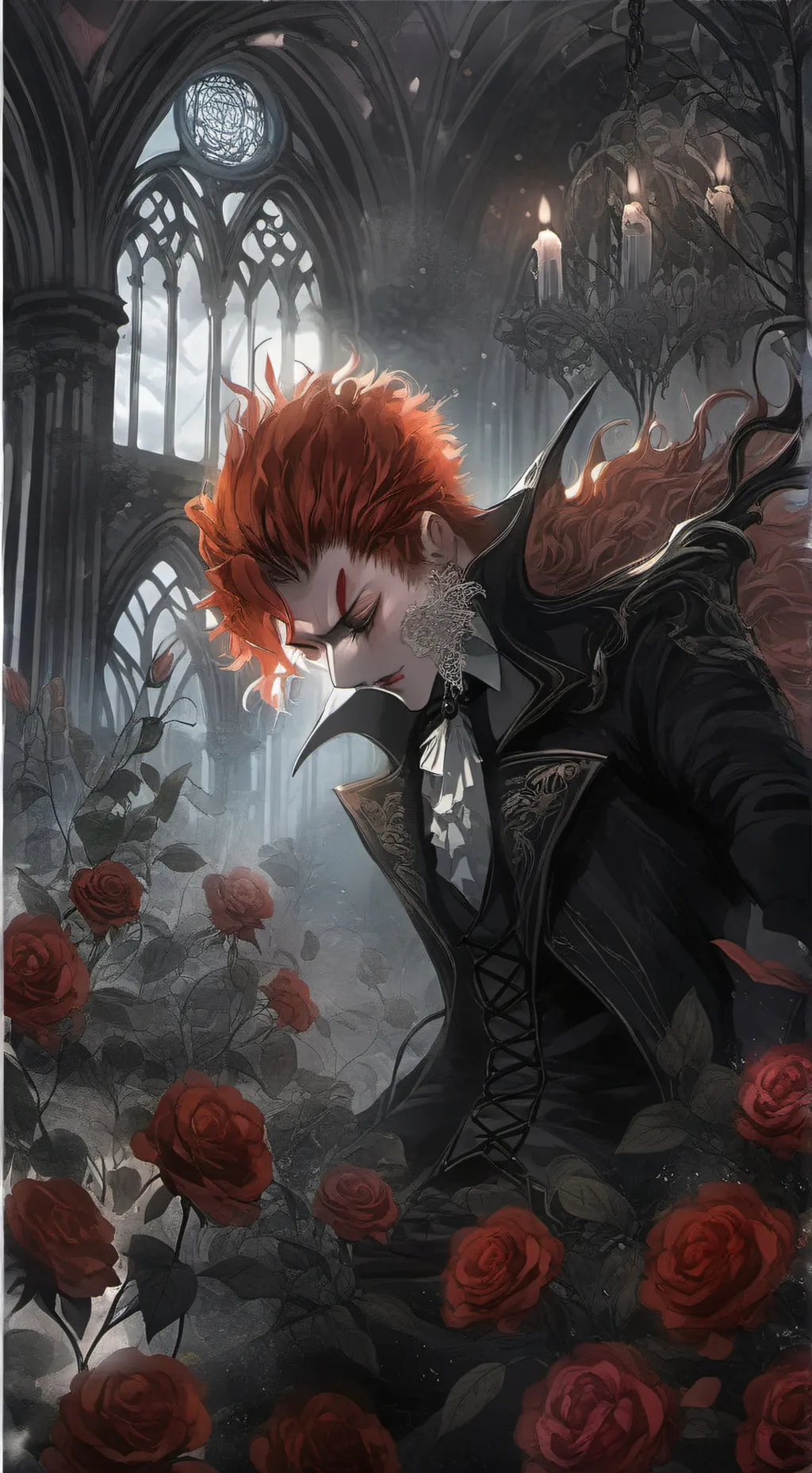 ai character: gojo x sukuna  background