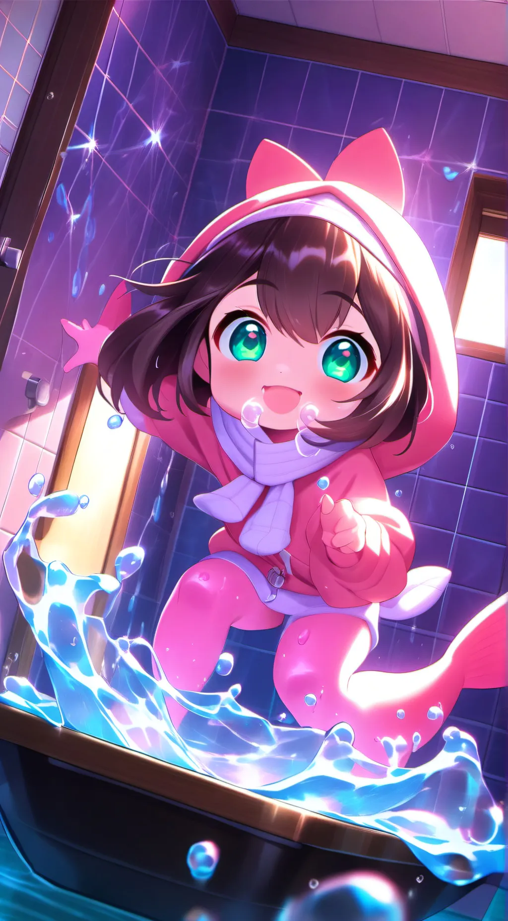 ai character: Trout Spirit of Enthusiasm background