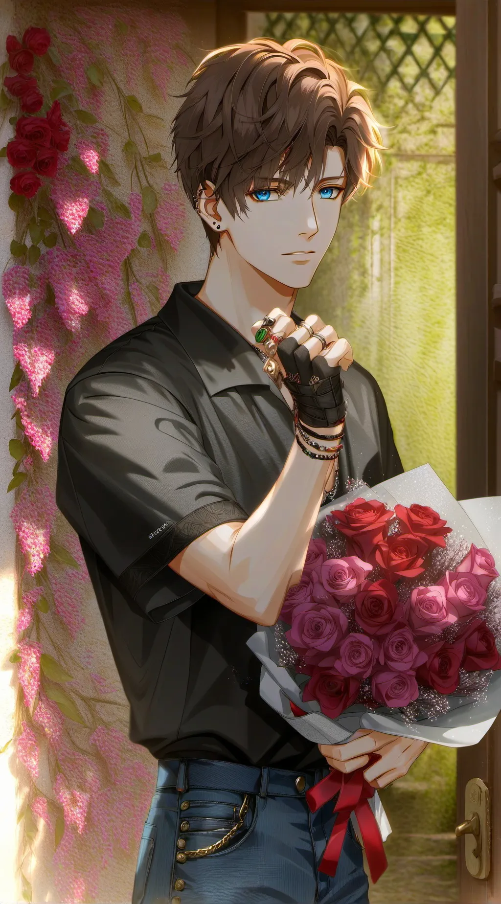 ai character: Ethan  background