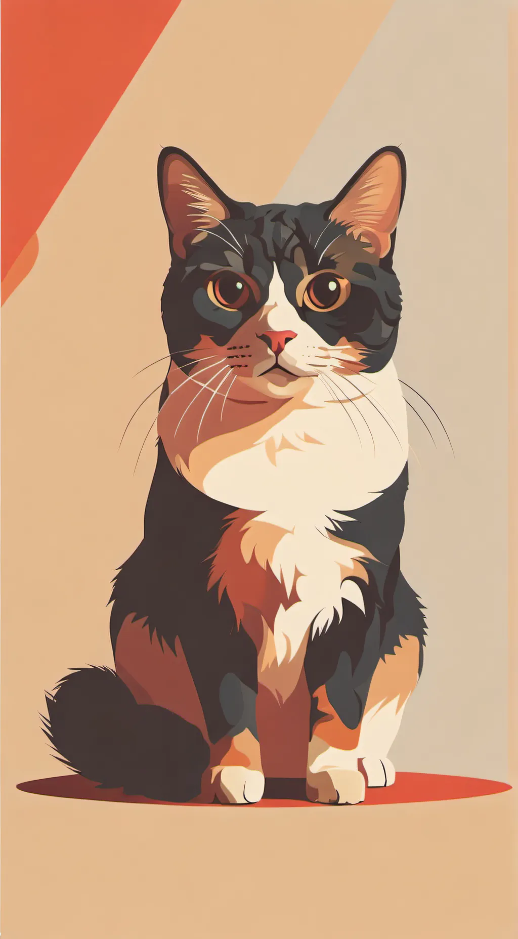 ai character: gato amigable  background
