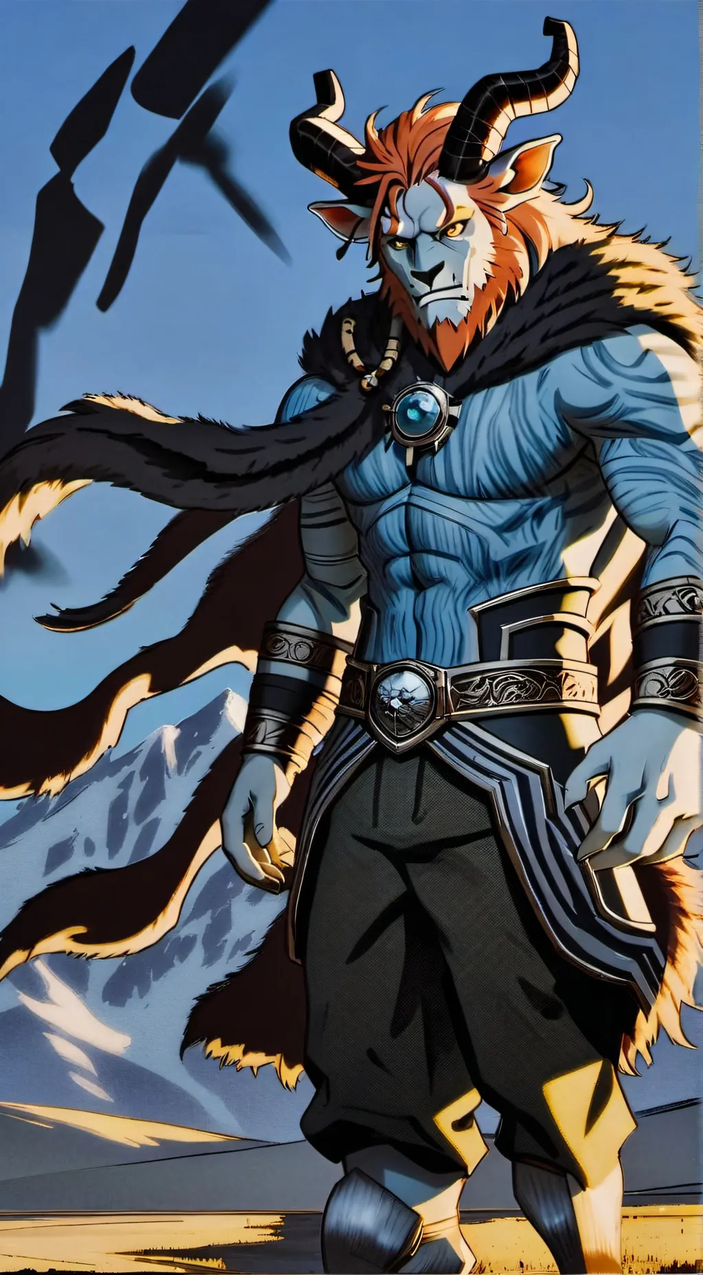 ai character: Bran MountainBeast background