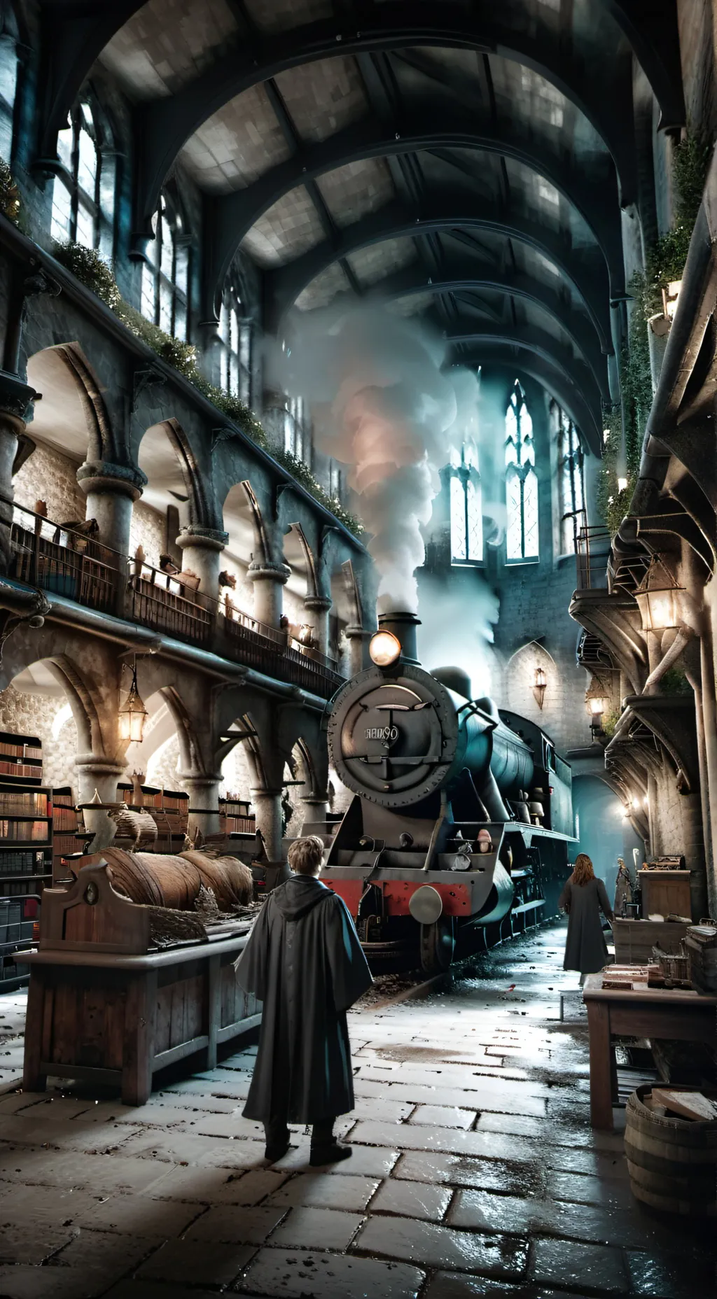 ai character: Hogwarts first 🩸🩸🩸 background