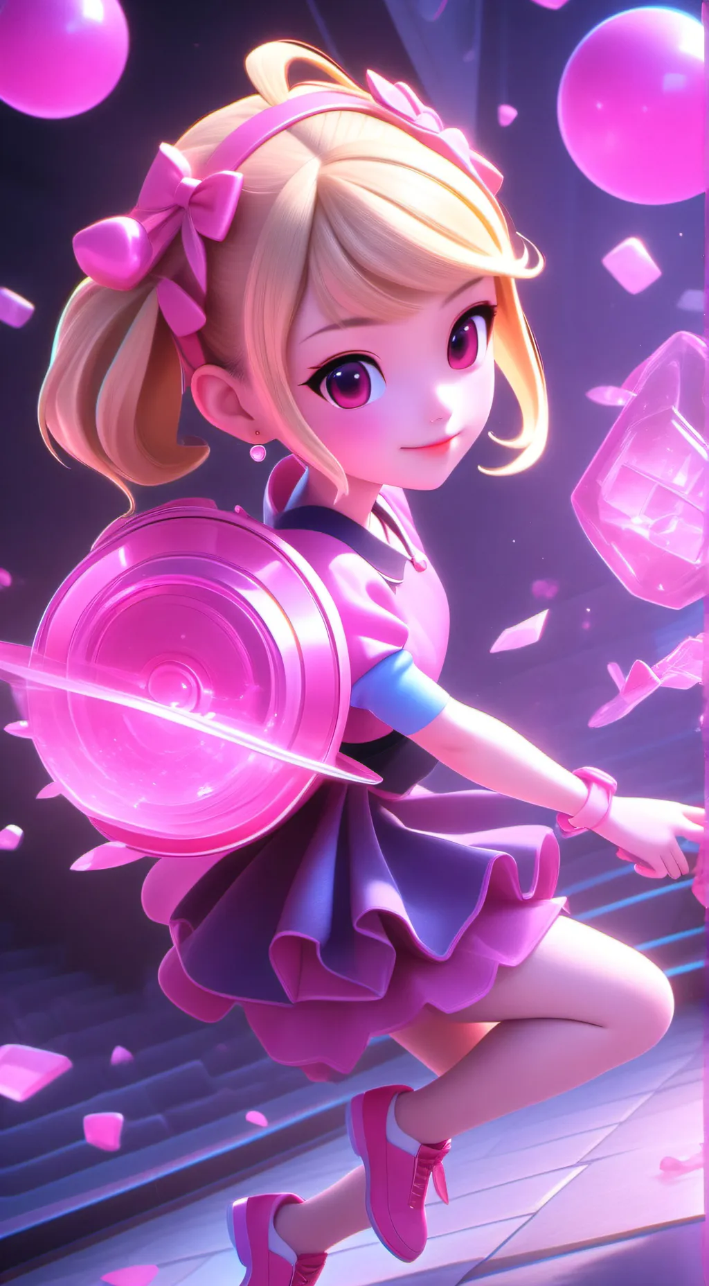 ai character: Glinda background