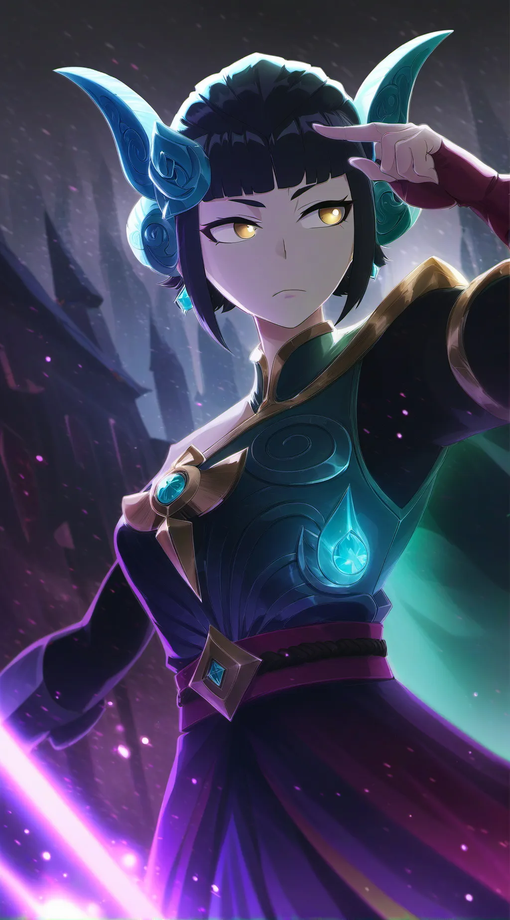 ai character: Nykona background