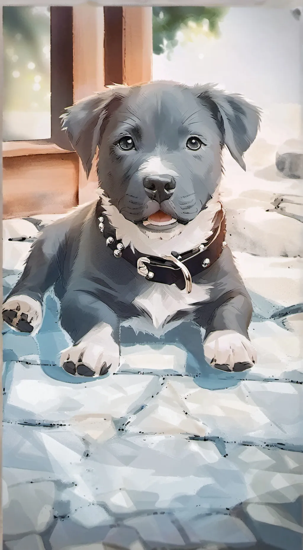 ai character: Scruffles  background