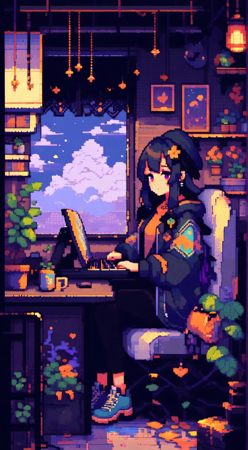 ai character: dandys world background