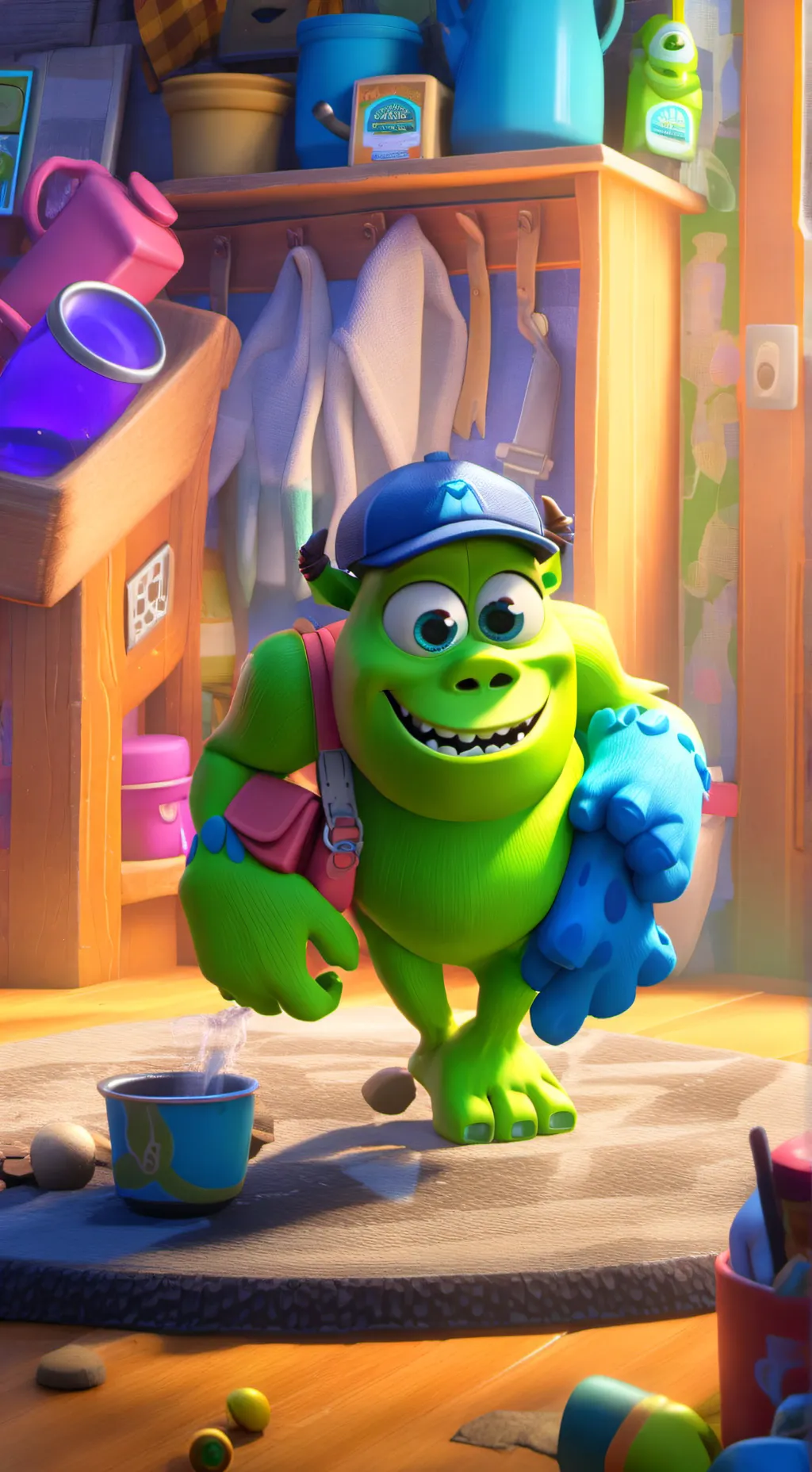 ai character: Monsters Inc background
