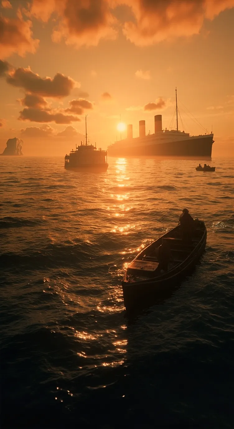 ai character: Titanic rescue background