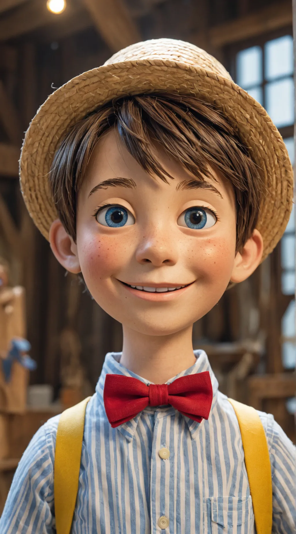 ai character: Pinocchio background