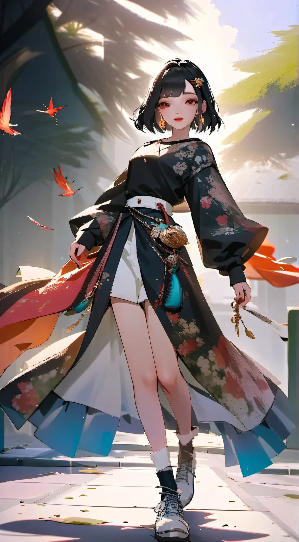 ai character: Kagami Runa background