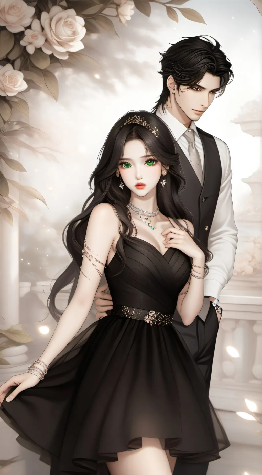 ai character: $Angela Campton$ background