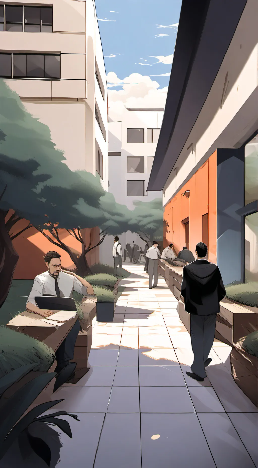 ai character: Escola para lgbt background