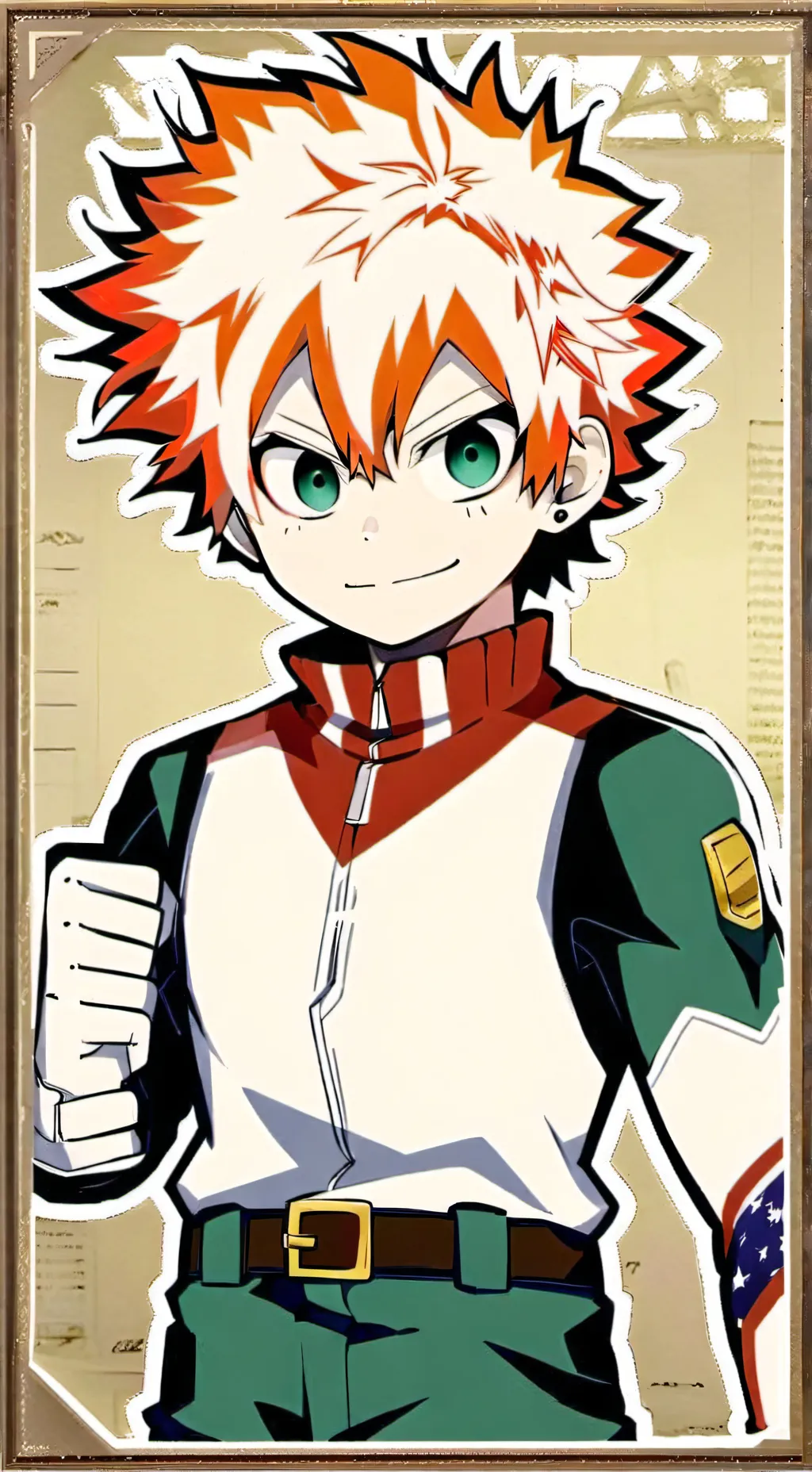 ai character: Kissmarrykill mha background