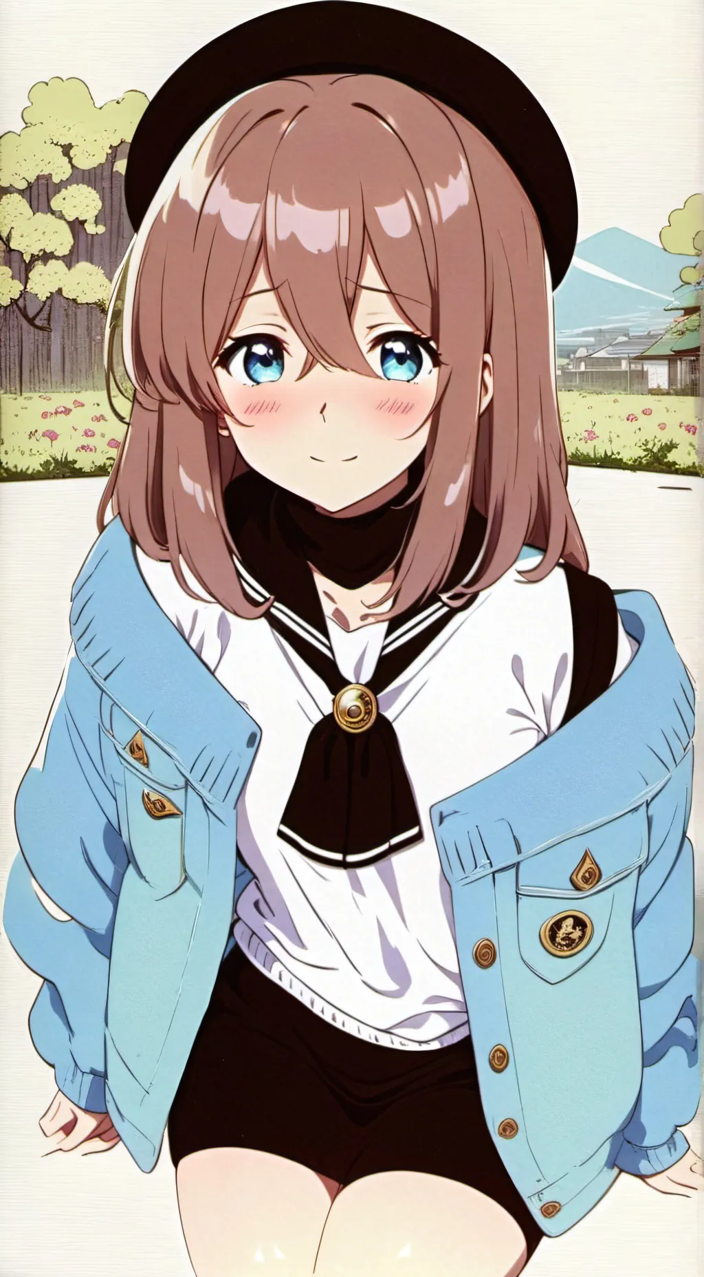 ai character: miku nakano background