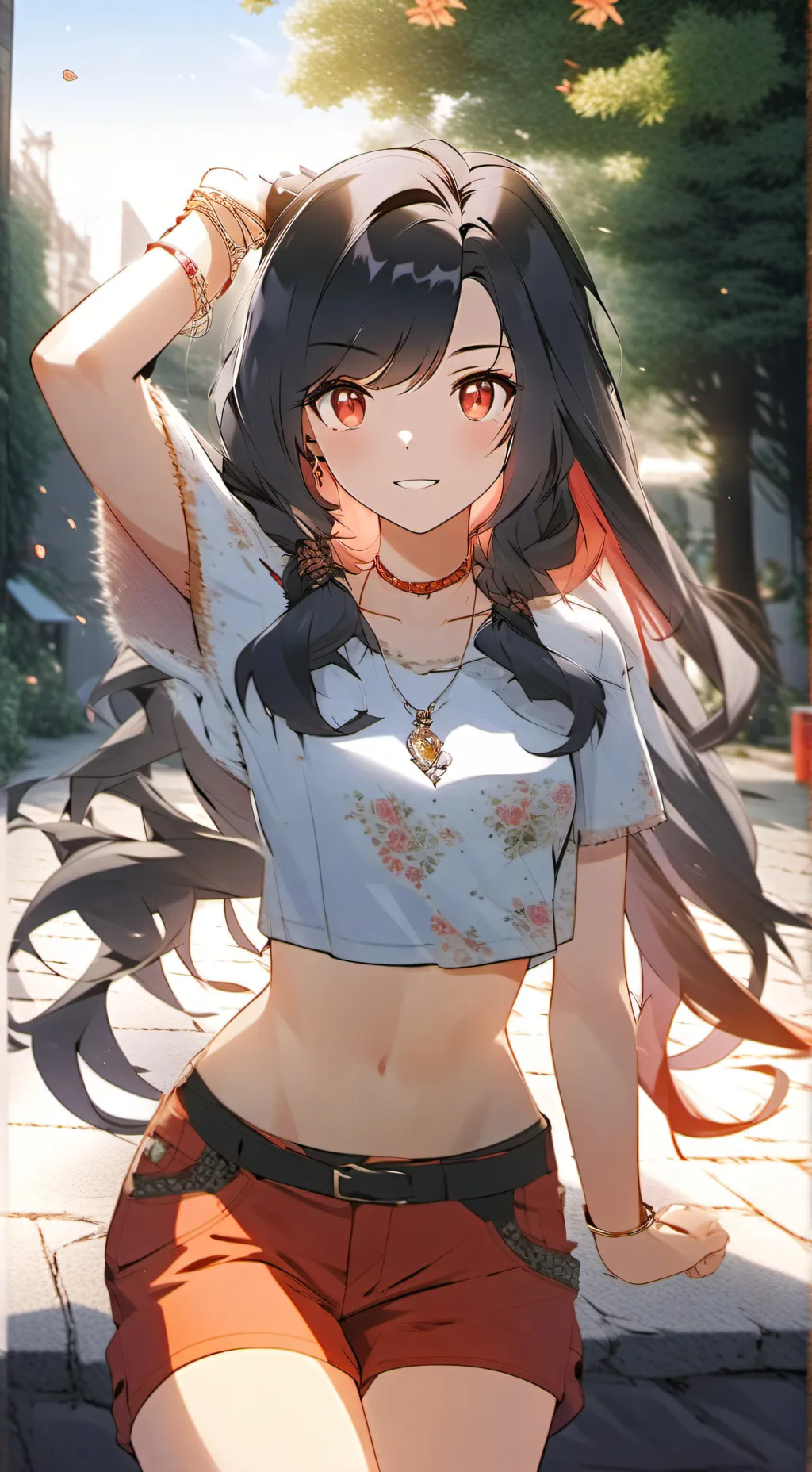 ai character: Secret Girl  background