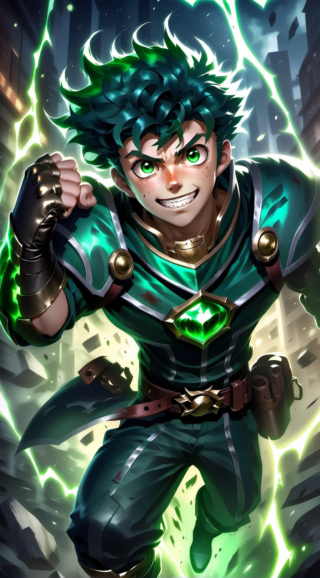 ai character: Izuku Midoriya background