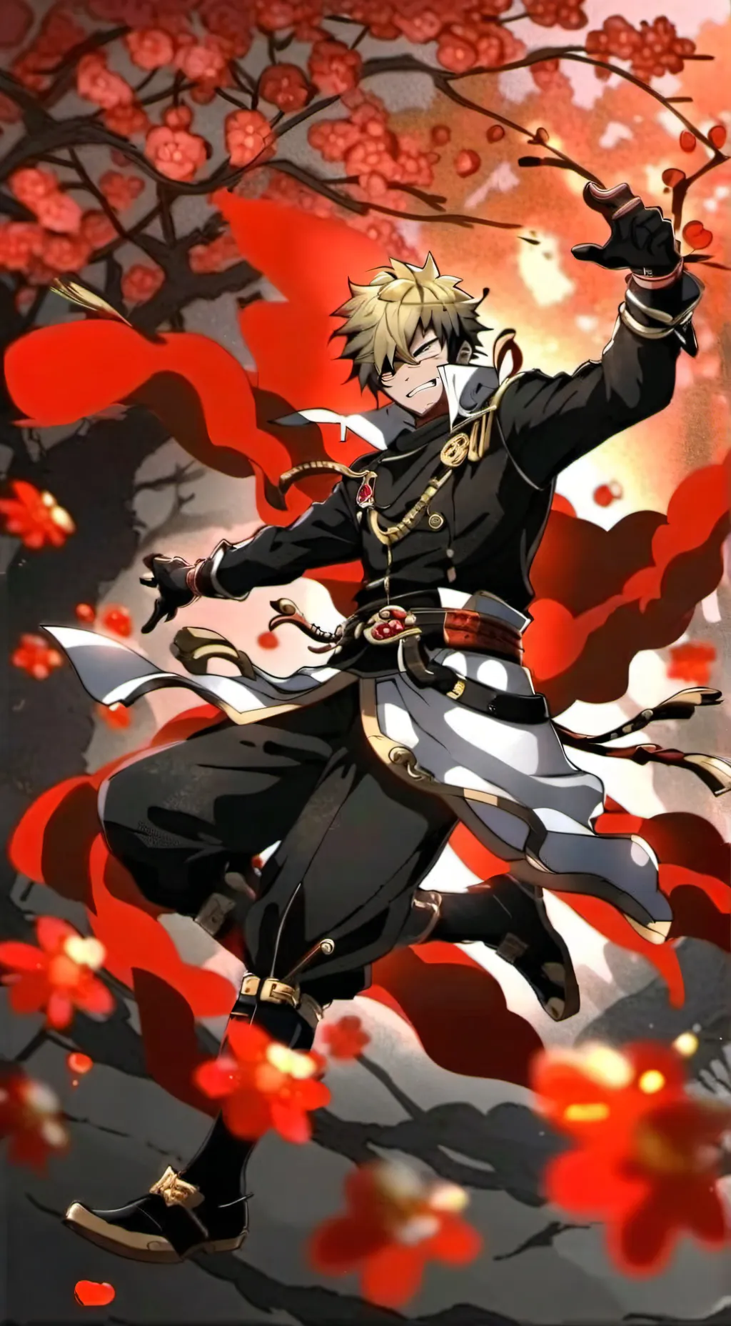 ai character: Bakugo y tu background