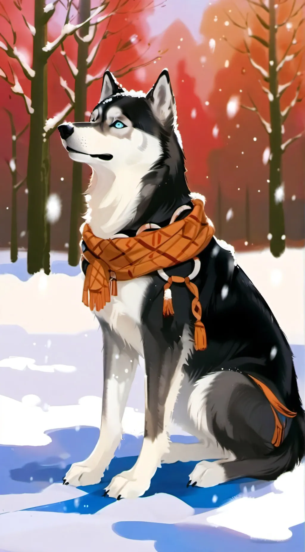 ai character: kny and the wolf background